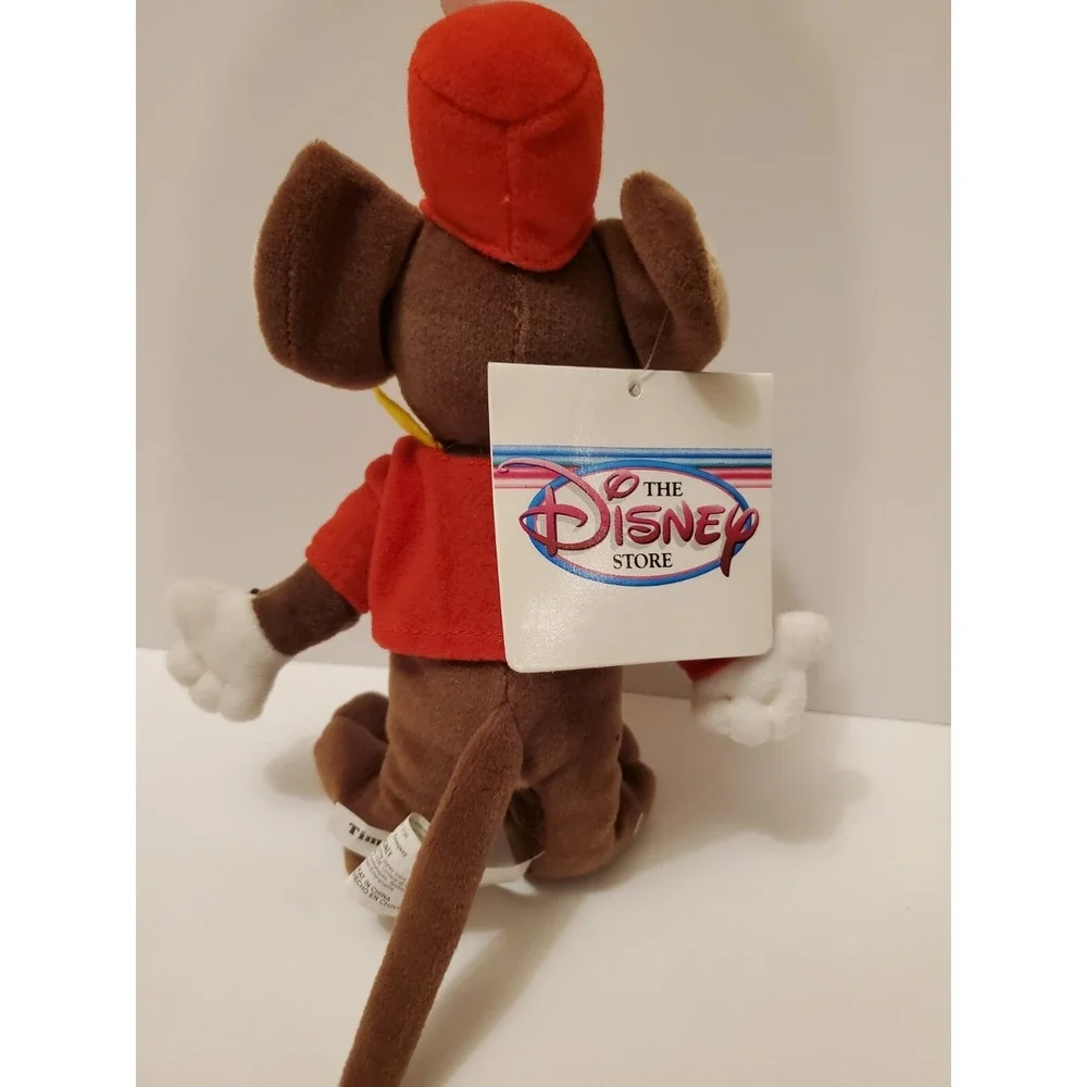 Disney Store Timothy Mouse Mini Bean Bag Plush 8